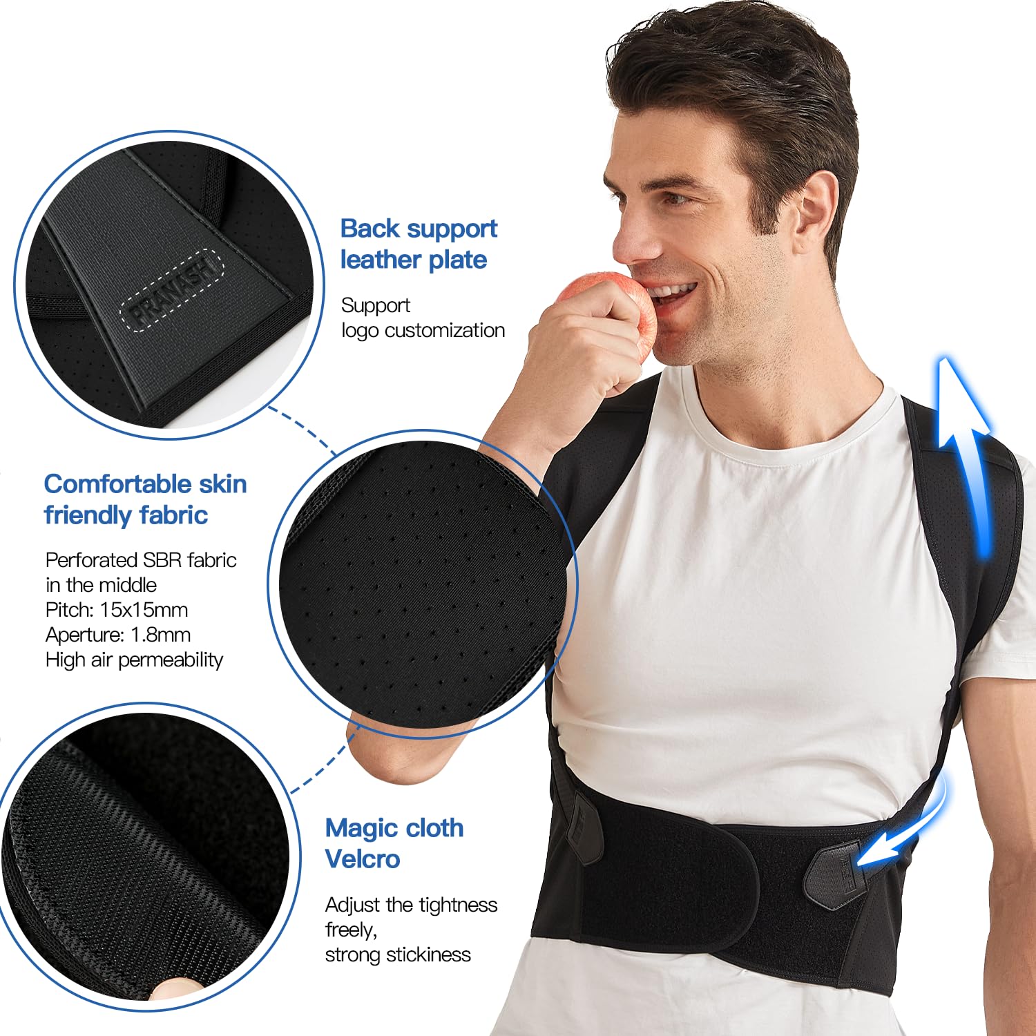 Posture corrector product details showcase