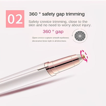 Lipstick-Shaped Eyebrow Trimmer